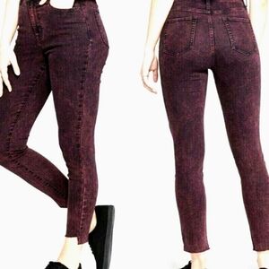 Wild Fable Acid Wash High Rise Skinny Stretchy Denim Jeans